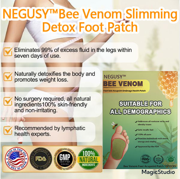 NEGUSY™ LymphTox Bee Venom Foot Patches