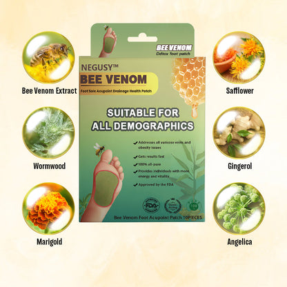 NEGUSY™ LymphTox Bee Venom Foot Patches